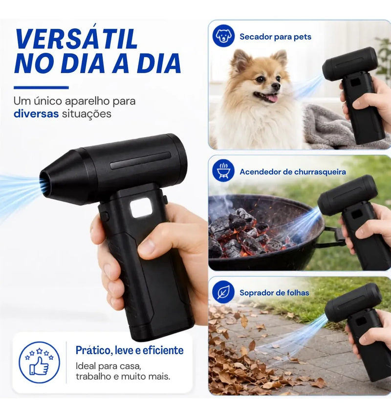 130000RPM TMini Turbo Jet Fan Poderosa Velocidade Do Vento 35 M/s Ventilador De Jato De Alta Potência