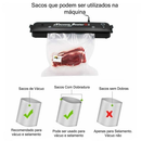 Seladora a vacuo de Alimentos Doméstica Bivolt Hermética JORGE 110V/220V