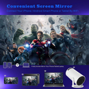 Projetor HY300 Original Portátil Smart Android 11 4K Ultra HD HDMI Wifi Bluetooth Alto Falante Embutido