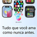 Relógio Smartwatch W99+ Plus Serie 9 Amoled Chat GPT 45mm Ilha Dinamica GPS Microwear Original