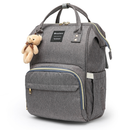 Bolsa Mochila Maternidade Madami Multifuncional Espaçosa Gancho Carrinho