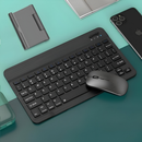Kit Teclado e Mouse Sem Fio Bluetooth  Compatível com Android iOS e Windows