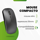 Kit Teclado e Mouse Sem Fio Bluetooth Colorido Compatível com Android iOS e Windows