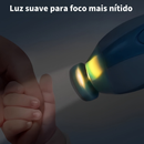 Cortador de unhas elétrico para bebês, crianças pequenas, crianças e adultos com caixa, rosa/azul