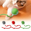 Bola de rolamento automática, brinquedo interativo para filhotes, treinamento elétrico para cães
