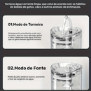 Bebedouro Dispensador Distribuidor de Água Elétrico Inteligente para Gatos Cães Pet