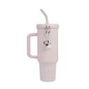 Garrafa Térmica De água 1200ml 1200ml Copo Chaveiro com Tampa e Canudo