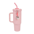 Garrafa Térmica De água 1200ml 1200ml Copo Chaveiro com Tampa e Canudo