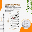 Sapateira Multiuso Para Calçados 3/4/5/6/7/8/9 Andares Organizador Desmontável