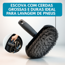 Kit 10 Peças Lavagem Automotiva Esponja + Escova de Pneu + Flanela + Aplicador de Cera + Luva Microfibra + Kit Pincel