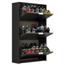 Sapateira Vertical com Portas Organizadoras Armário Multiuso Decorativo Sala Quarto e Hall Entrada