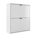 Sapateira Vertical com Portas Organizadoras Armário Multiuso Decorativo Sala Quarto e Hall Entrada