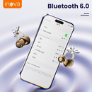 INOVA 2026 Fone De Ouvido Bluetooth 6.0 Toque DE Impressão Digital 50H Autonomia ANC Cancelando Ruíd