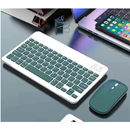 Kit Teclado e Mouse Sem Fio Bluetooth Colorido Macaron Para PC iPad Tablet Notebook