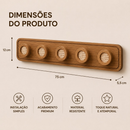 Cabideiro de Parede Boho com Palha Indiana para Quartos/Salas/Loja de Roupas- Provadores