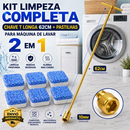 Kit Completo Limpeza Máquina de Lavar Universal – Chave T 62cm + Pastilhas Efervescentes
