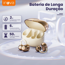 INOVA 2026 Fone De Ouvido Bluetooth 6.0 Toque DE Impressão Digital 50H Autonomia ANC Cancelando Ruíd