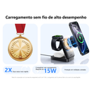 BASIKE Suporte De Carregadores 3 Em 1 Sem Fio Para iPhone Mini Magnético Carregamento Estação