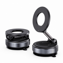 Suporte Magnético para Celular Carro 360°, Base a Vácuo Ajustável, Dobrável Universal e Seguro