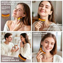 Escova De Massagem De Drenagem Linfática Ergonômica Macia Para Contorno Facial E Mandíbula escova lifting facial