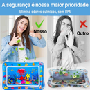 Tapete Infantil Bebê Inflável Água Atividades Sensorial Almofada Menino e Menina