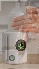 Aquecedor Sem Fio Regulável para Mamadeiras, Mantém Leite Morno em Qualquer Lugar com Display Digital