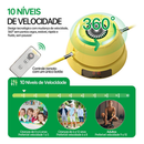 Máquina De Pular Corda Automática Contador Inteligente com Controle Remoto e 10 Velocidades