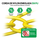 Máquina De Pular Corda Automática Contador Inteligente com Controle Remoto e 10 Velocidades