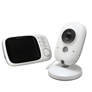 Babá Eletrônica com Monitor Visão Noturna Áudio Bidirecional Sensor de Temperatura Monitor Infantil Digital