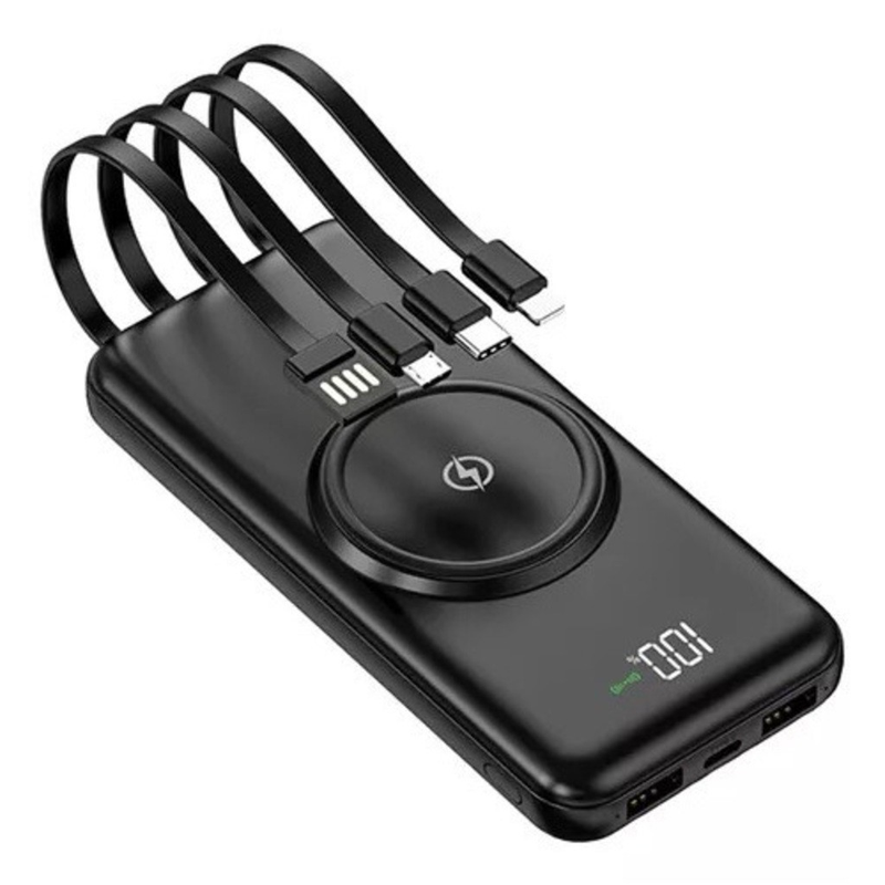 CARREGADOR BATERIA POWER BANK 10000 INDUÇÃO UNIVERSAL