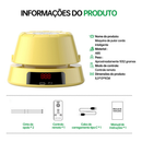 Máquina De Pular Corda Automática Contador Inteligente com Controle Remoto e 10 Velocidades
