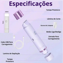 Depilador elétrico com navalha dupla cuidado e delicadeza com sua pele Recarregável com Tecnologia avançada Indolor
