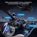 Suporte Magnético 360° para Celular Carro, Base a Vácuo Ajustável, Dobrável Universal e Seguro