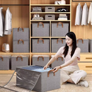 Caixas Organizadoras Dobrável com Tampa Transparente – Multiuso Oxford Reforçado Resistente E Ecológico