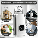 Aquecedor Sem Fio Regulável para Mamadeiras, Mantém Leite Morno em Qualquer Lugar com Display Digital