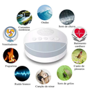 Máquina de Ruído Branco Infantil - Aparelho de Som para Dormir, Luz Noturna USB, Ideal para Bebês e Relaxamento