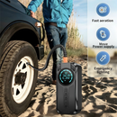 Compressor de Ar Portátil Digital Recarregável Inflador Pneu Carro Moto Bike USB LED