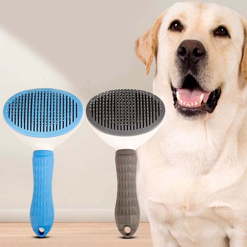 Removedor de Pelos Mortos para Cães e Gatos Pente Escova Pet Premium